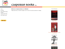 Tablet Screenshot of casperianbooks.com